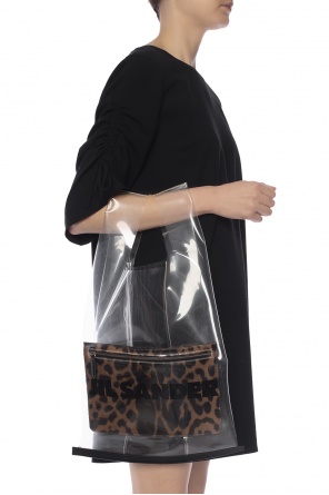 Shopper bag with a decorative pocket, zdjęcie 2 Shopper bag with a decorative pocket od JIL SANDER